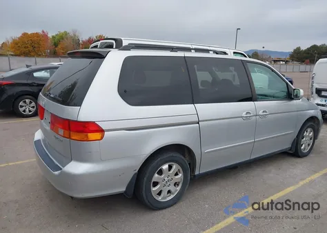 2002 Honda Odyssey Ex-L from USA, damaged, VIN 5FNRL187X2B050902